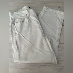 Banana Republic White Jeans